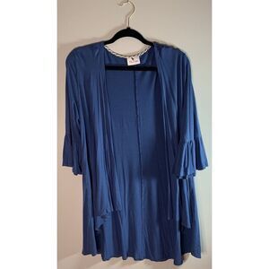 Blue Raven Cardigan Womens Size S‎ Small Blue Boutique Casual Ladies